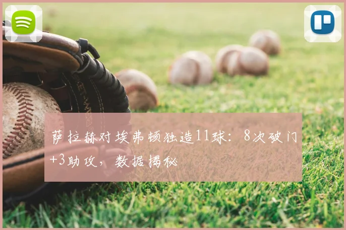 萨拉赫对埃弗顿独造11球：8次破门+3助攻，数据揭秘